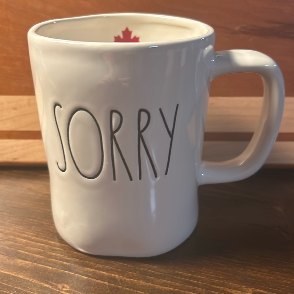 Rae Dunn “Sorry” mug